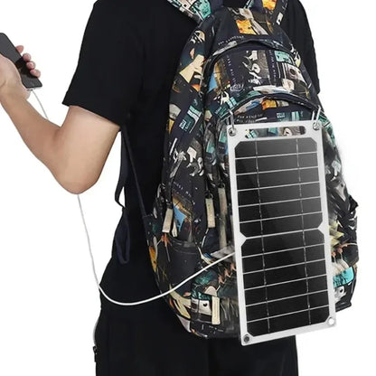 For Outdoor emergency USB 5-35W Waterproof Portable Charger Solar Panel Can  be fixed backpack for Outdoor Hiking, Camping